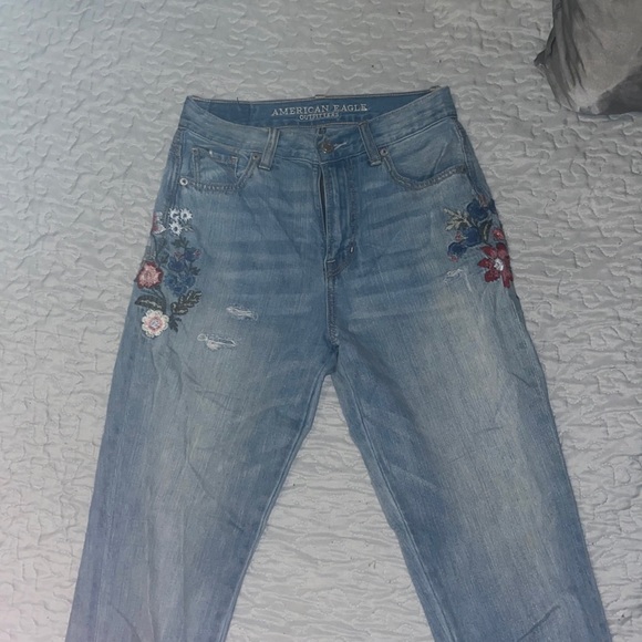 American eagle floral jeans - Picture 1 of 3